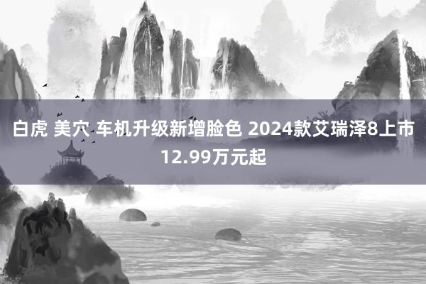 白虎 美穴 车机升级新增脸色 2024款艾瑞泽8上市12.99万元起