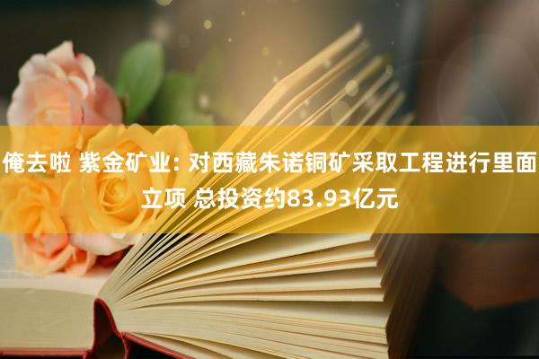 俺去啦 紫金矿业: 对西藏朱诺铜矿采取工程进行里面立项 总投资约83.93亿元