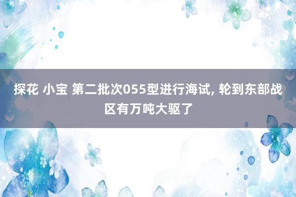 探花 小宝 第二批次055型进行海试， 轮到东部战区有万吨大驱了